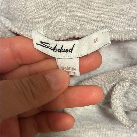 Gray Hoodie with Blue Graphic Design - Picture 6 of 6